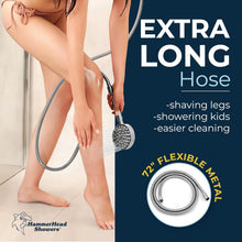 Load image into Gallery viewer, Transitional Metal Handheld Shower with Brass Holder - 2.5 GPM High Performance
