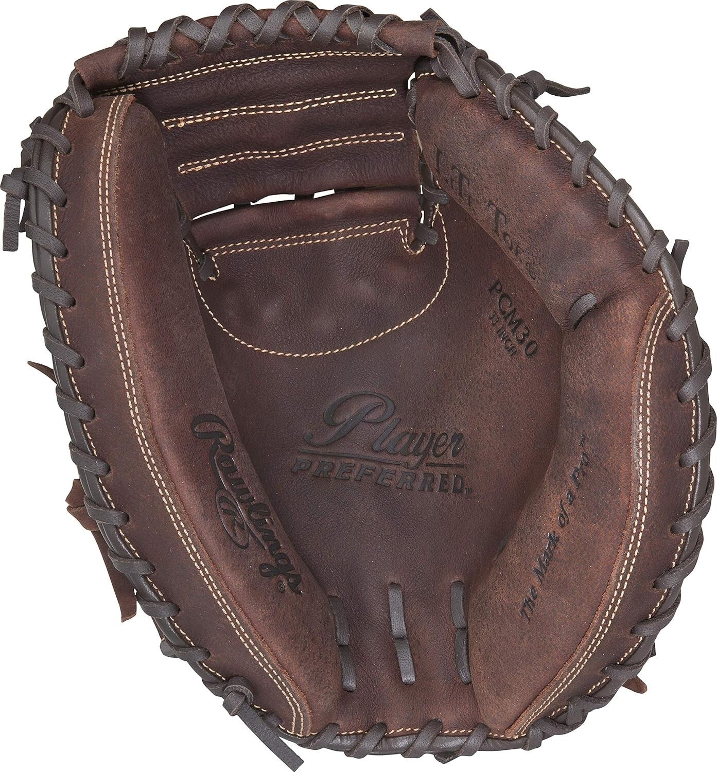 33-Inch Adult Catcher's Mitt - Durable Faux Leather for Baseball & Softball