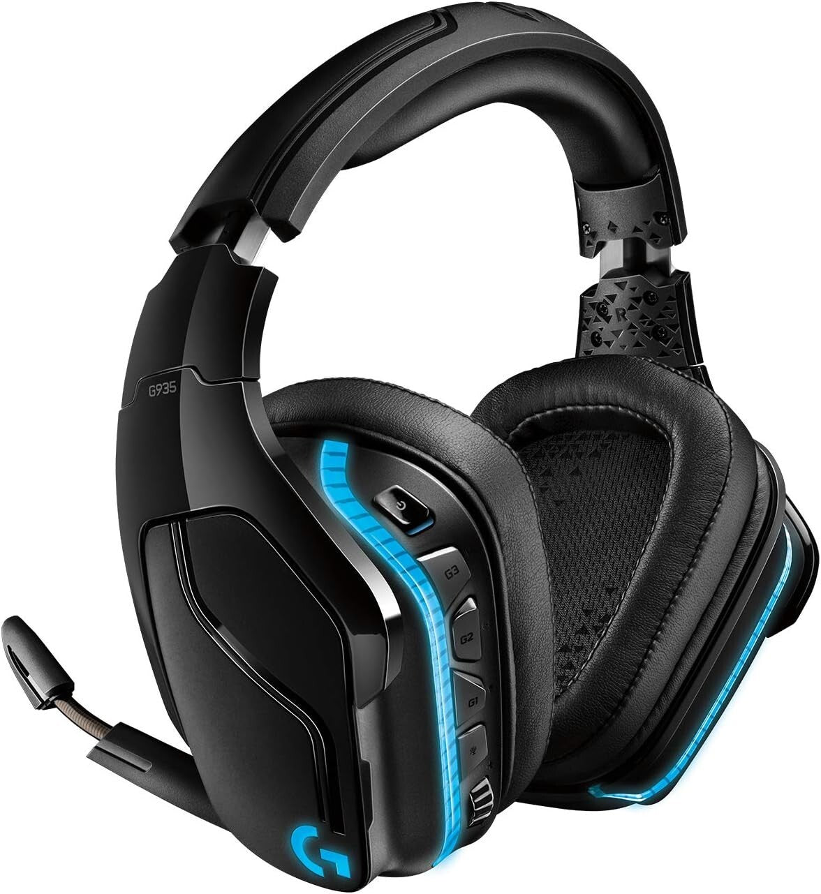 G935 Wireless Gaming Headset - Full RGB, 7.1 Surround Sound & Customizable EQ