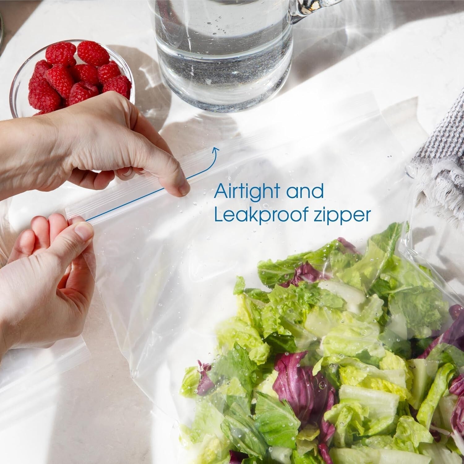 500 Count 9" X 12" Clear Zip Bags - Durable 2 Mil Reclosable Poly Pouches