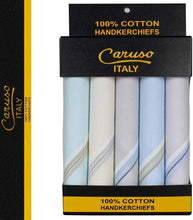 Load image into Gallery viewer, Men's Premium 100% Pure Cotton Handkerchief Set - 10 Stylish Hankies 44x44cm