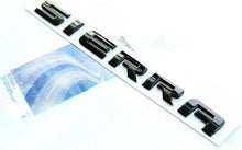 Load image into Gallery viewer, Upgrade Your Truck: 3-Pack Black Sierra Nameplate Emblems for Enhanced Style