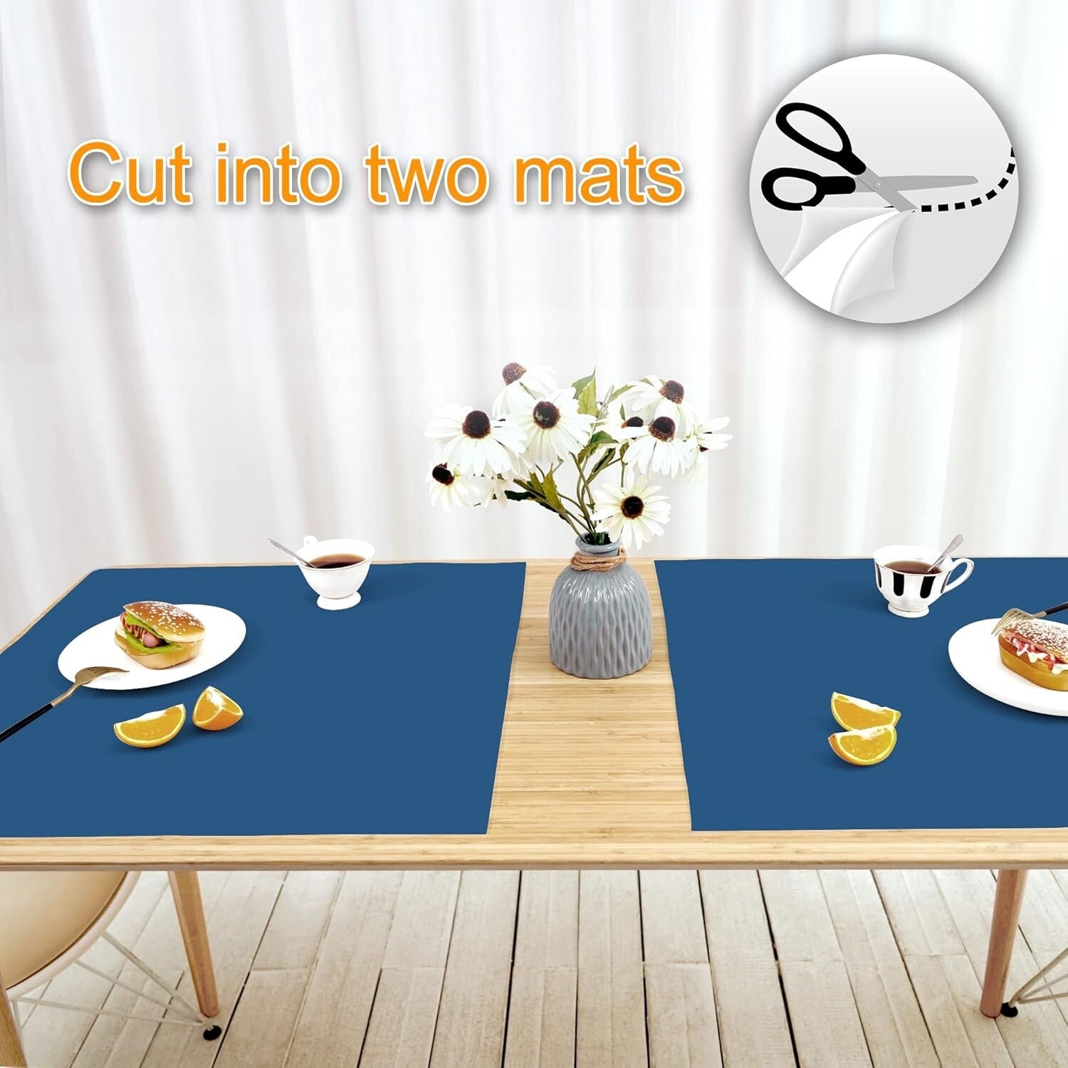 Premium 47"x23.6" Silicone Counter Mat - Durable, Non-Slip Protector for Cooking