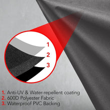 Load image into Gallery viewer, Adjustable Heavy-Duty Grill Cover – 60-Inch Waterproof, Fits Weber &amp; Charbroil