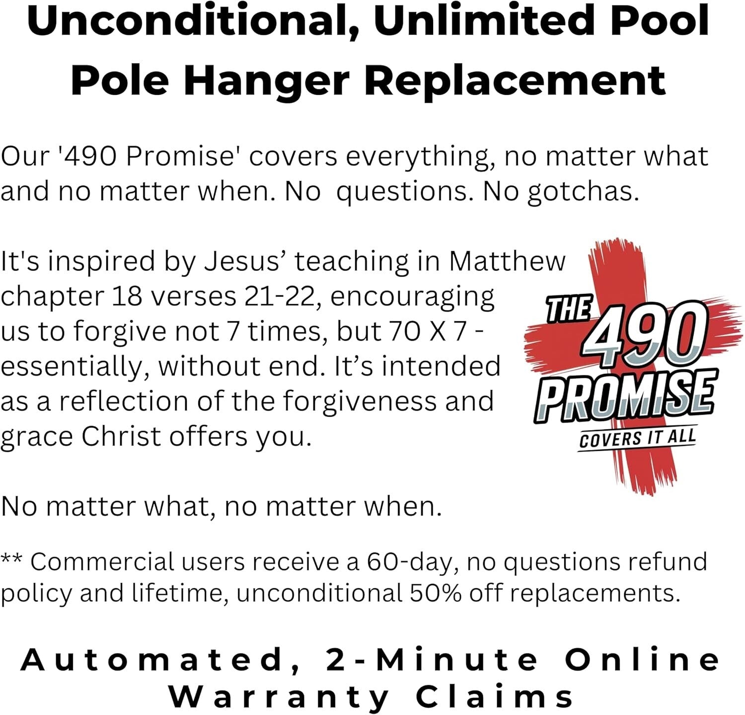 Ultimate Pool Storage Solution – 4 Stainless Steel Hooks for Easy Mounting