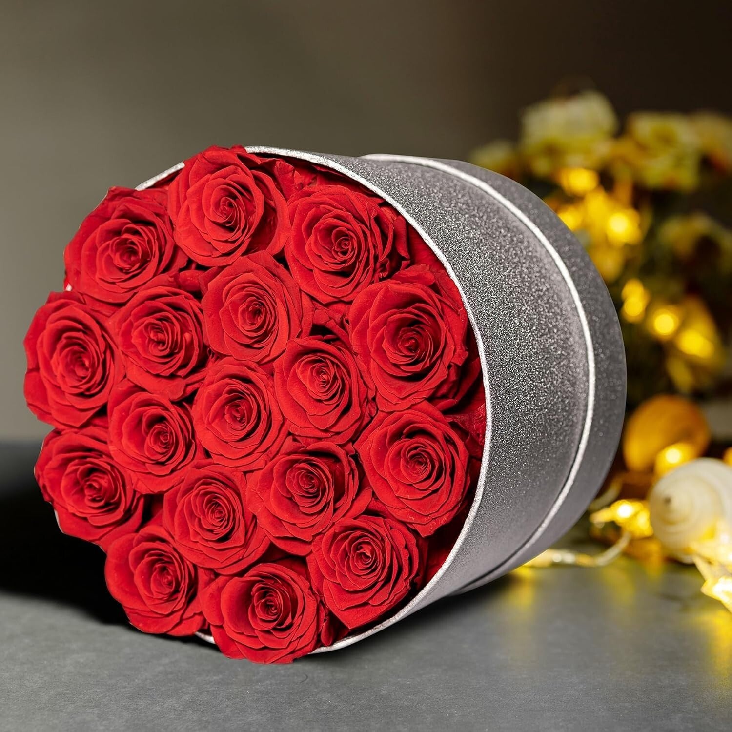 Elegant 17 Handmade Preserved Roses - Perfect Gift for Birthdays & Anniversaries