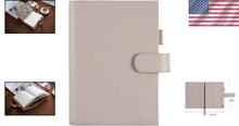 Load image into Gallery viewer, Stylish Leather Planner Cover for A5 Notebooks - Fits Hobonichi, Midori &amp; More
