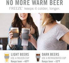 Load image into Gallery viewer, Innovative 16oz Beer Glass Set with Silicone Grip - Ideal Gift for Beer Lovers