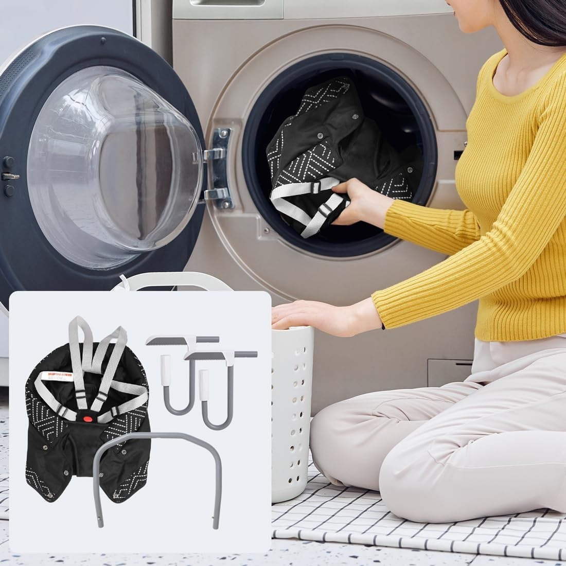 Adjustable High Chair for Babies – Clip-On Table Seat with Cushioned Comfort