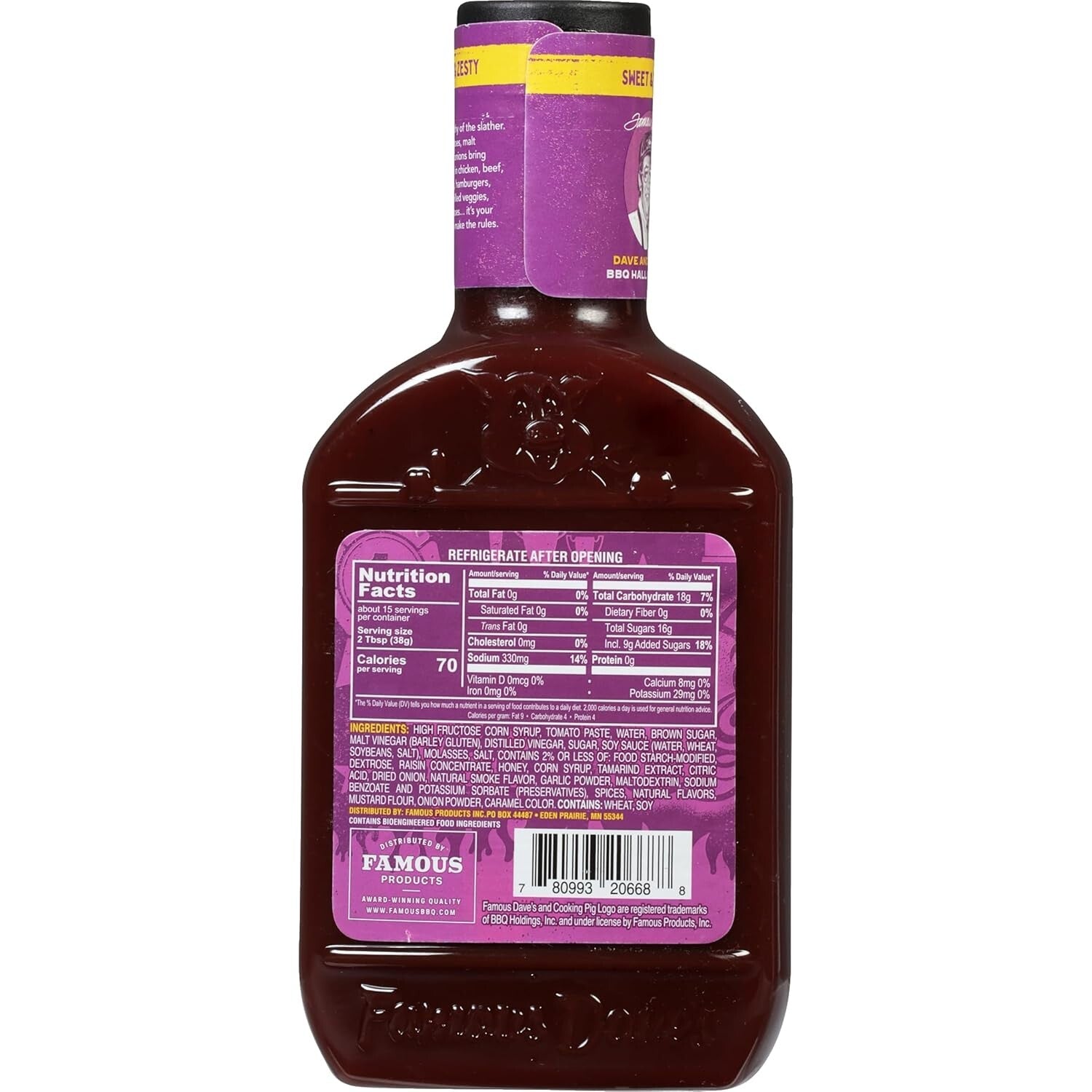 6-Pack Sweet & Zesty BBQ Sauce - Elevate Your Grilling Experience, 120 oz