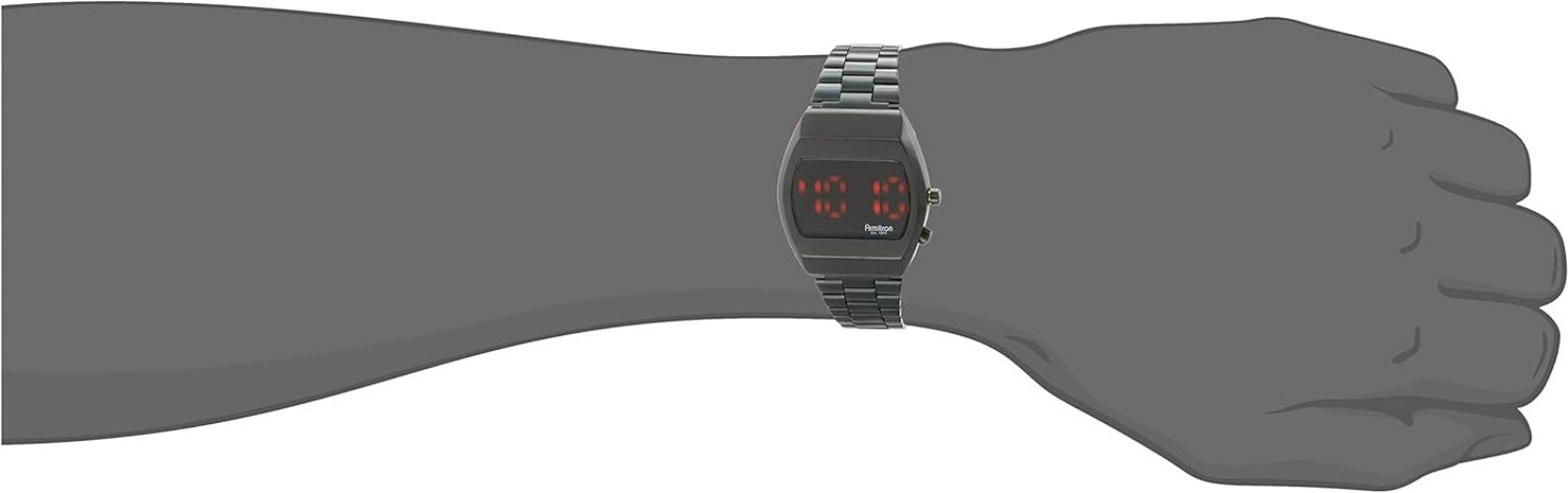 Active Men's Water-Resistant Retro Digital Watch with Easy-to-Use Side Button