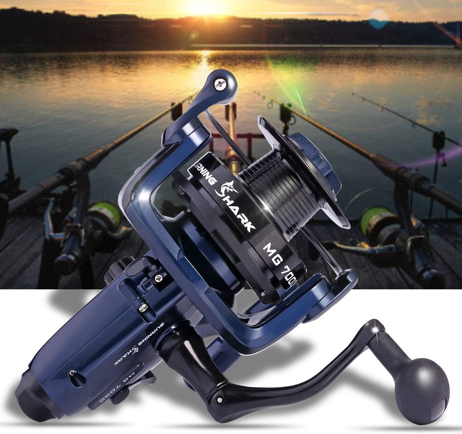 Durable Saltwater & Freshwater 12+1BB Fishing Reel with Anti-Reverse Feature