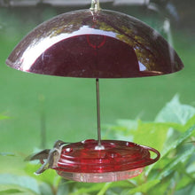 Load image into Gallery viewer, Translucent 8oz Hummingbird Nectar Feeder with Ant Moat &amp; Easy-Refill Top