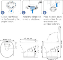 Load image into Gallery viewer, Residential Height RV Toilet, 18.5” Gravity Flush, Soft Close – Parchment Bone