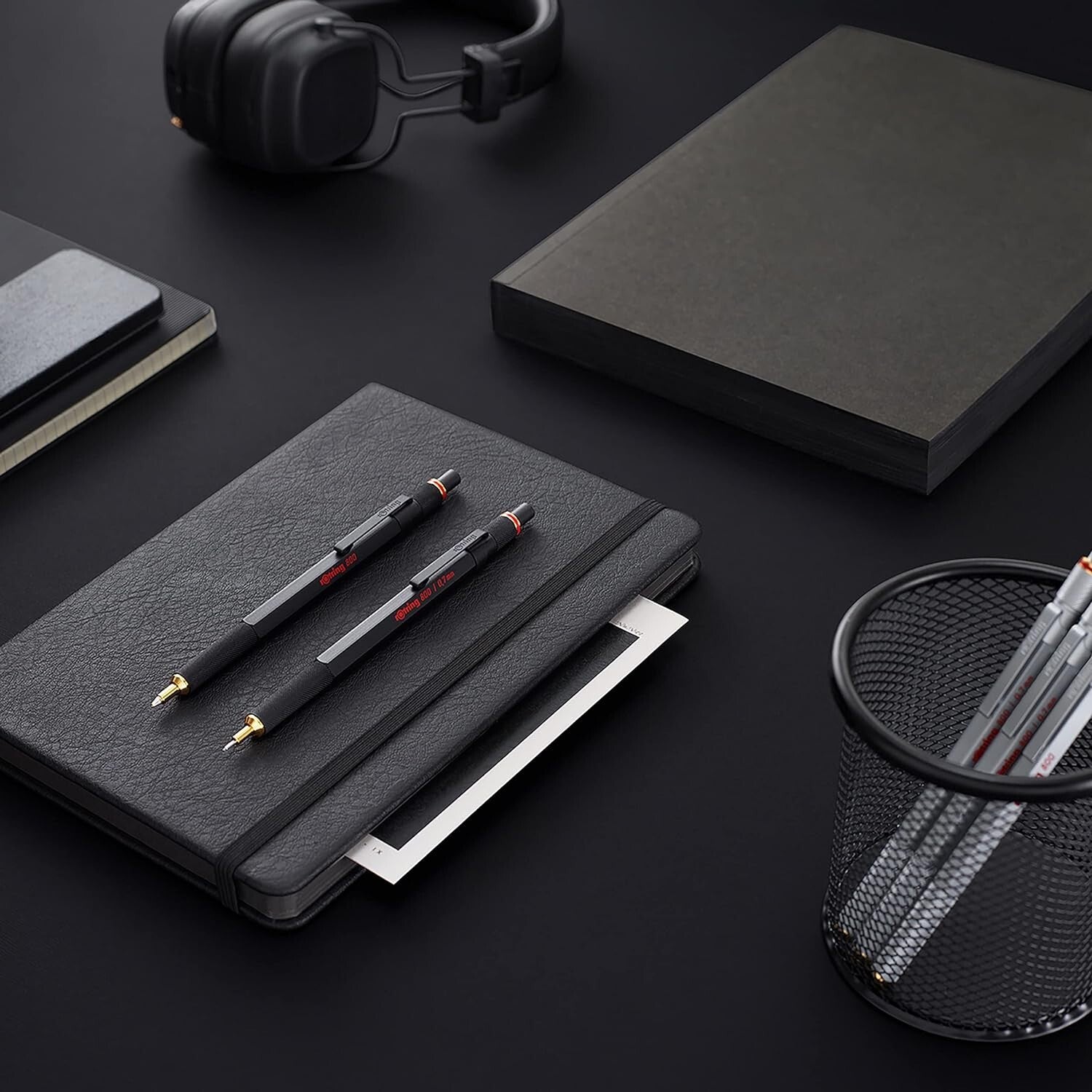 800 Retractable Mechanical Pencil - Ergonomic Metal Design with Built-in Eraser