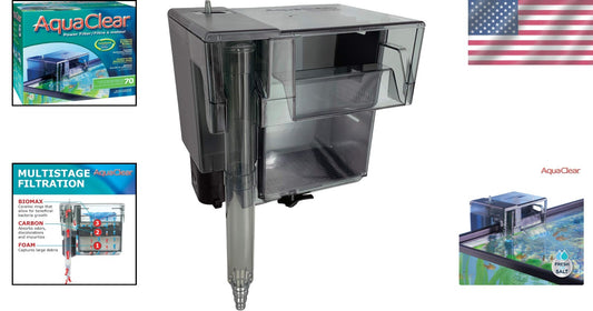 Energy-Efficient 70 Power Filter – Ideal for 40-70 Gallon Freshwater Tanks