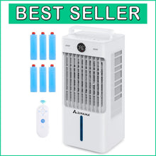 Load image into Gallery viewer, Compact 3-in-1 Air Conditioner with Remote - 60° Oscillation &amp; Energy Efficient