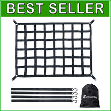 Load image into Gallery viewer, Versatile 42" x 50" Cargo Net for Trucks &amp; Trailers - Heavy Duty Secure System