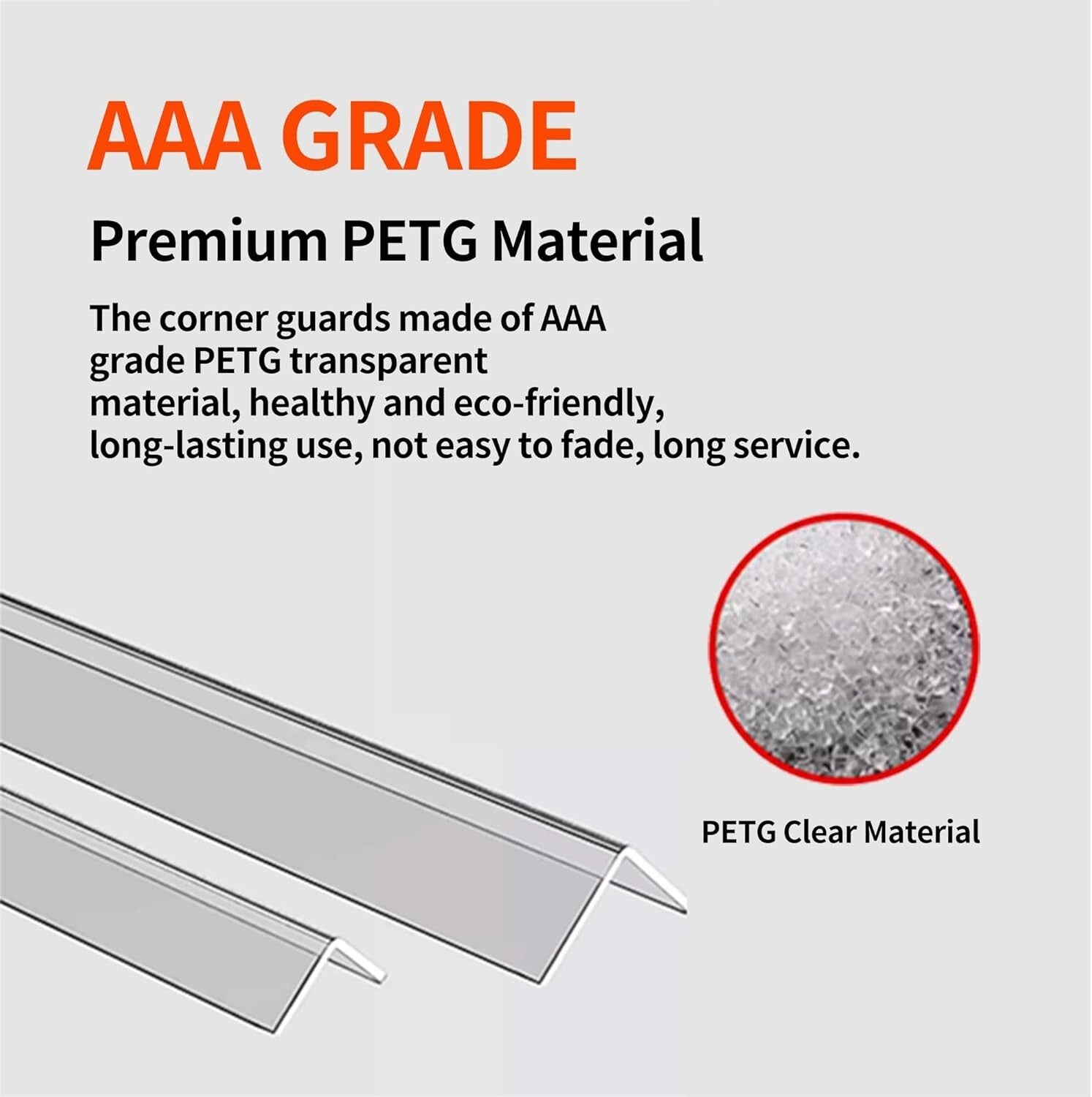 Durable Self-Adhesive Edge Protectors for Furniture & Walls – 2 PCS Clear Design