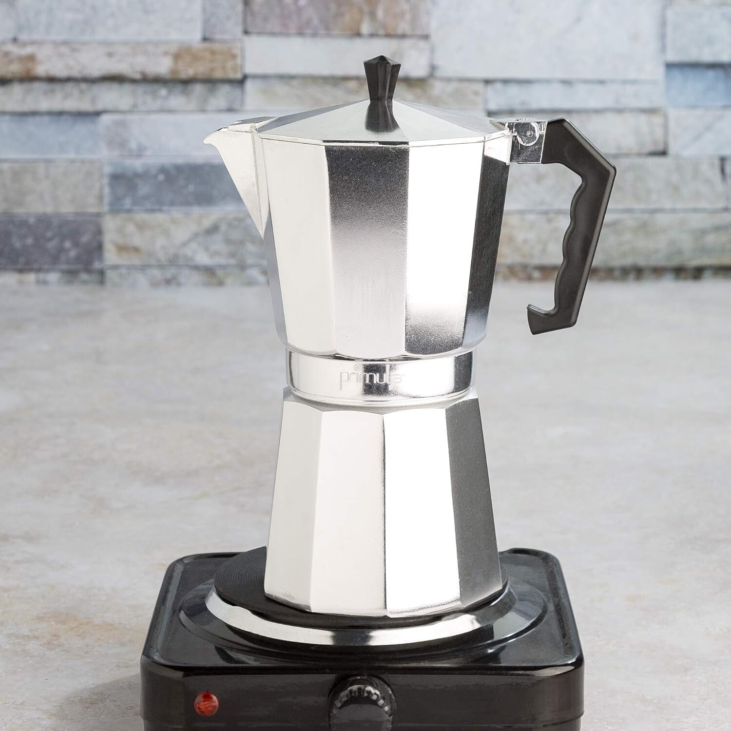 Classic Stovetop Espresso Maker - 12-Cup Moka Pot for Authentic Italian Coffee