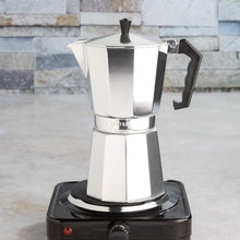 Load image into Gallery viewer, Classic Stovetop Espresso Maker - 12-Cup Moka Pot for Authentic Italian Coffee