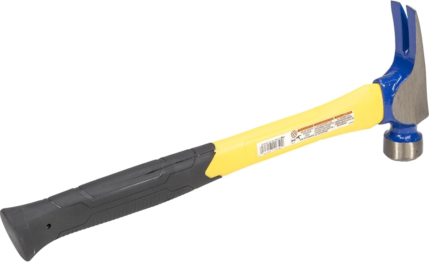 California Framer Hammer 21 oz - Shock Absorbent Fiberglass Handle & Steel Head