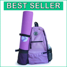 Load image into Gallery viewer, Multi-Purpose Gym Sling Backpack with Cell Phone Pocket and Water Bottle Holder