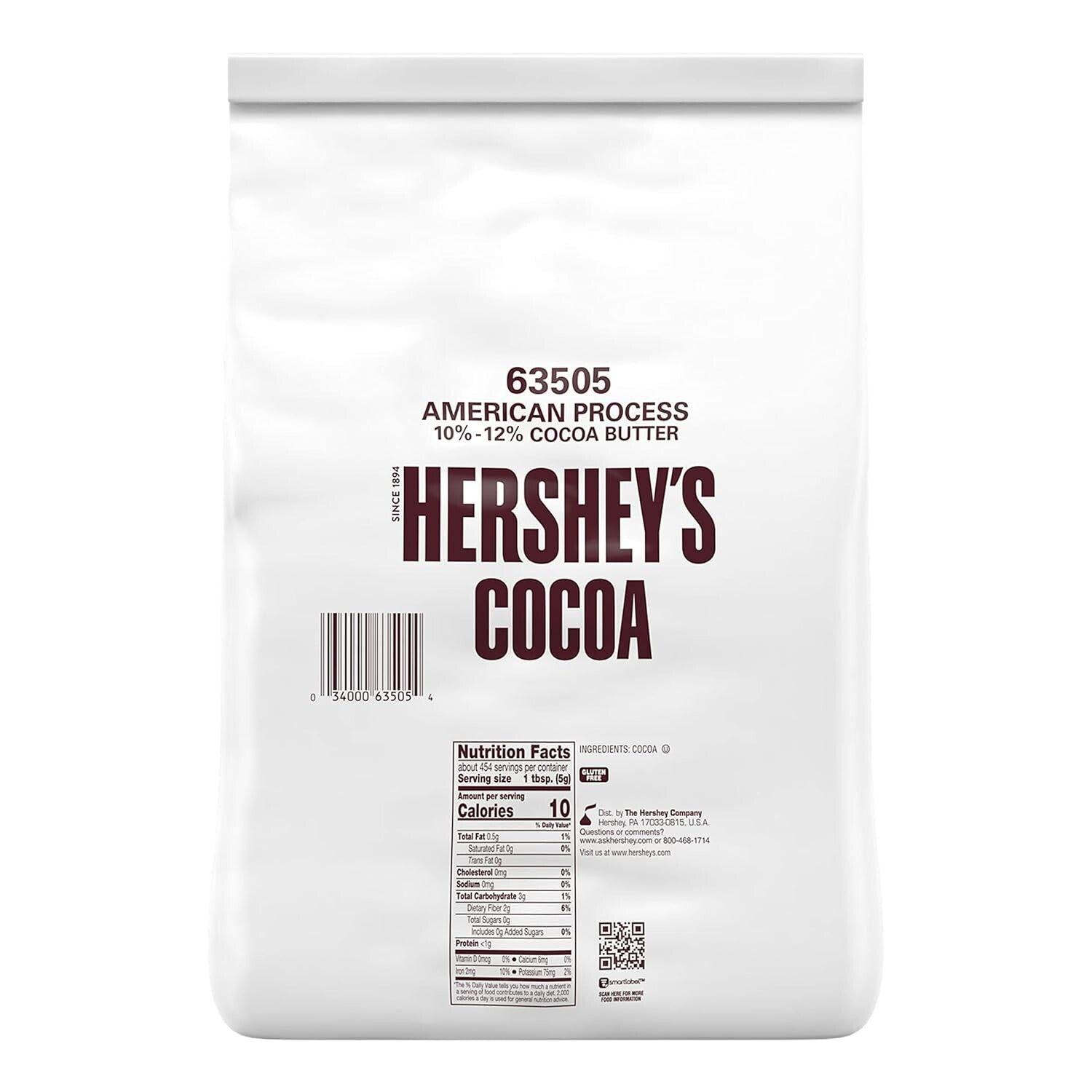10-12% Cocoa Butter Cocoa Powder, Kosher Bulk Bag - 5 lbs for Baker's Delight
