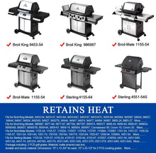 Load image into Gallery viewer, Broil King-Compatible 15" Cast Iron Grill Grates – 2 PCS for Superior Cooking