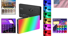 Load image into Gallery viewer, Premium 360° Color Camera Light - 2500K-9000K Dimmable RGB Panel for Vlogging