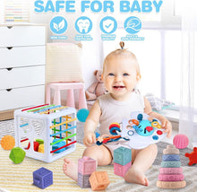 Load image into Gallery viewer, Premium Quality Montessori Toys: 5-in-1 Educational Set for Infant Development