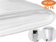 Load image into Gallery viewer, 50 Non-Woven Cold Brew Filters - Seamless &amp; Thick for Commercial Coffee Brewing