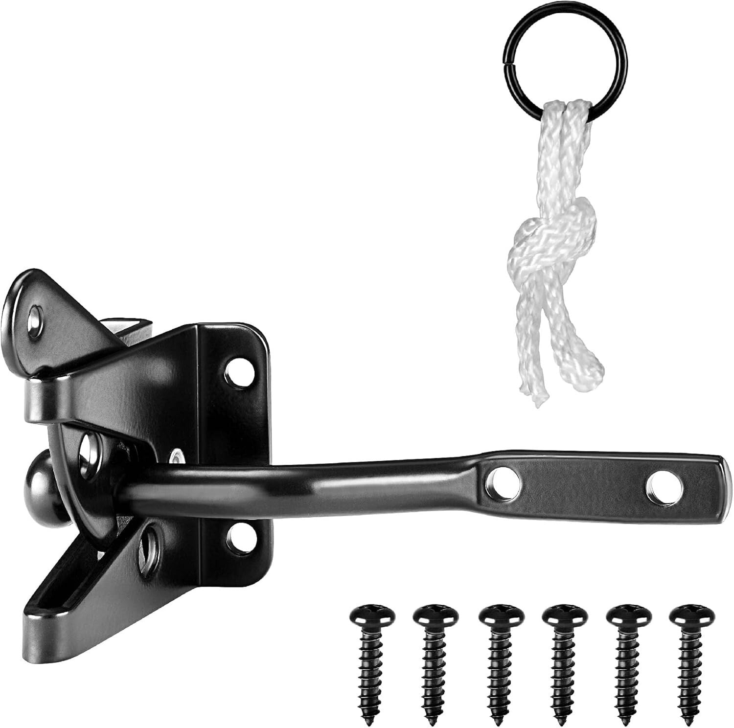 Easy Install 2 Sets Heavy-Duty Gate Kit: Hinges & Corner Brace for Durability