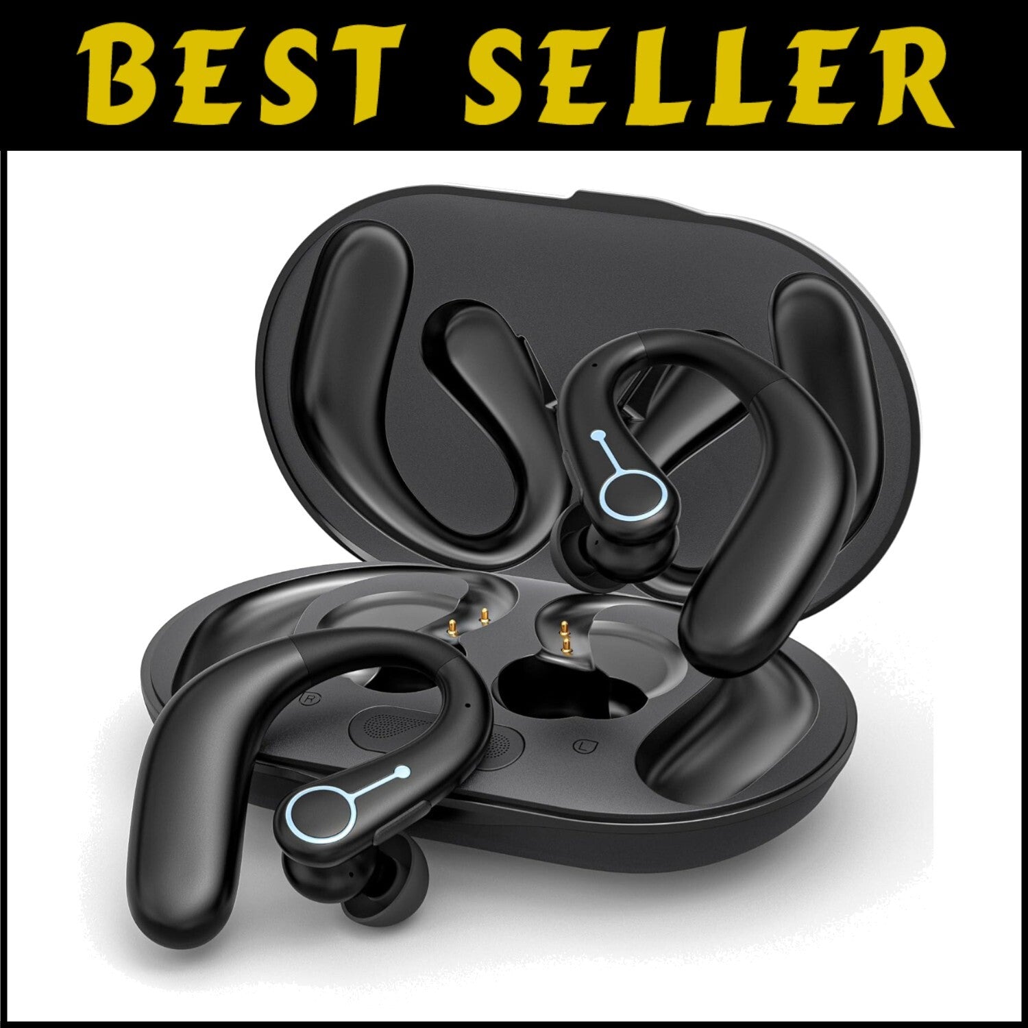 Fashionable In-Ear Hearing Aids with 5 Volume Levels & Bluetooth Connectivity