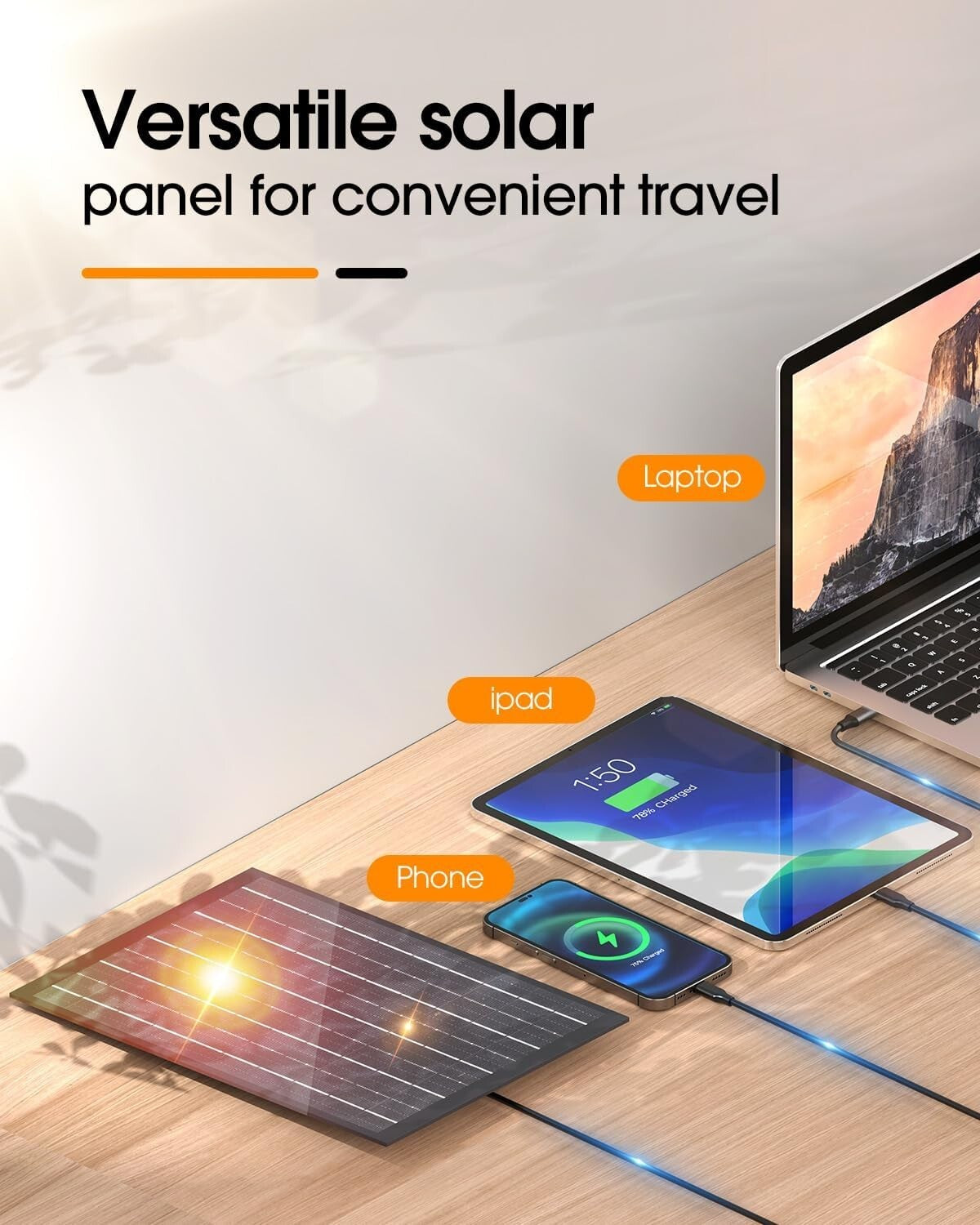 Portable 20000mAh Camping Fan & LED Light - Perfect for Outdoor Adventures