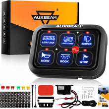 Load image into Gallery viewer, Universal 6 Gang Switch Control Box with Automatic Dimmable LED - IP65 Rated