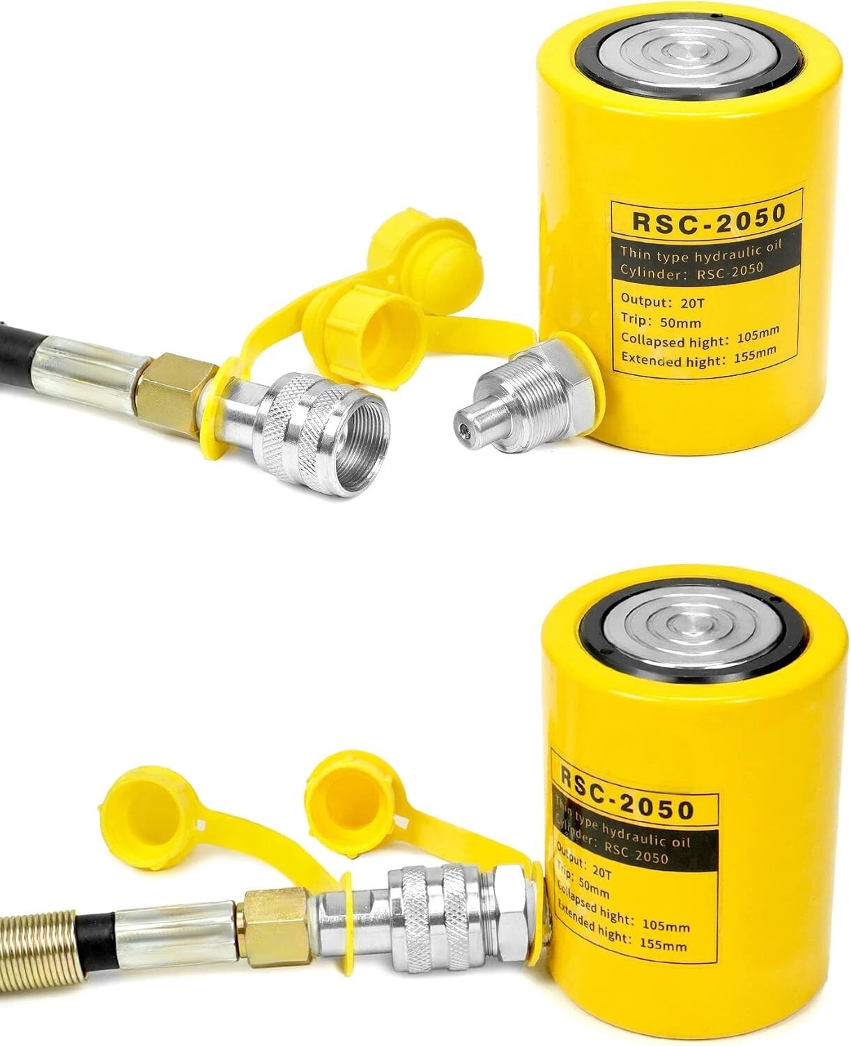 Versatile 20T Manual Hydraulic Power Ram - Ideal for Machinery and Shipbuilding