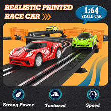 Load image into Gallery viewer, Dual Racing Slot Car Set with Remote Controls and Fast Cars – Fun for All Ages!