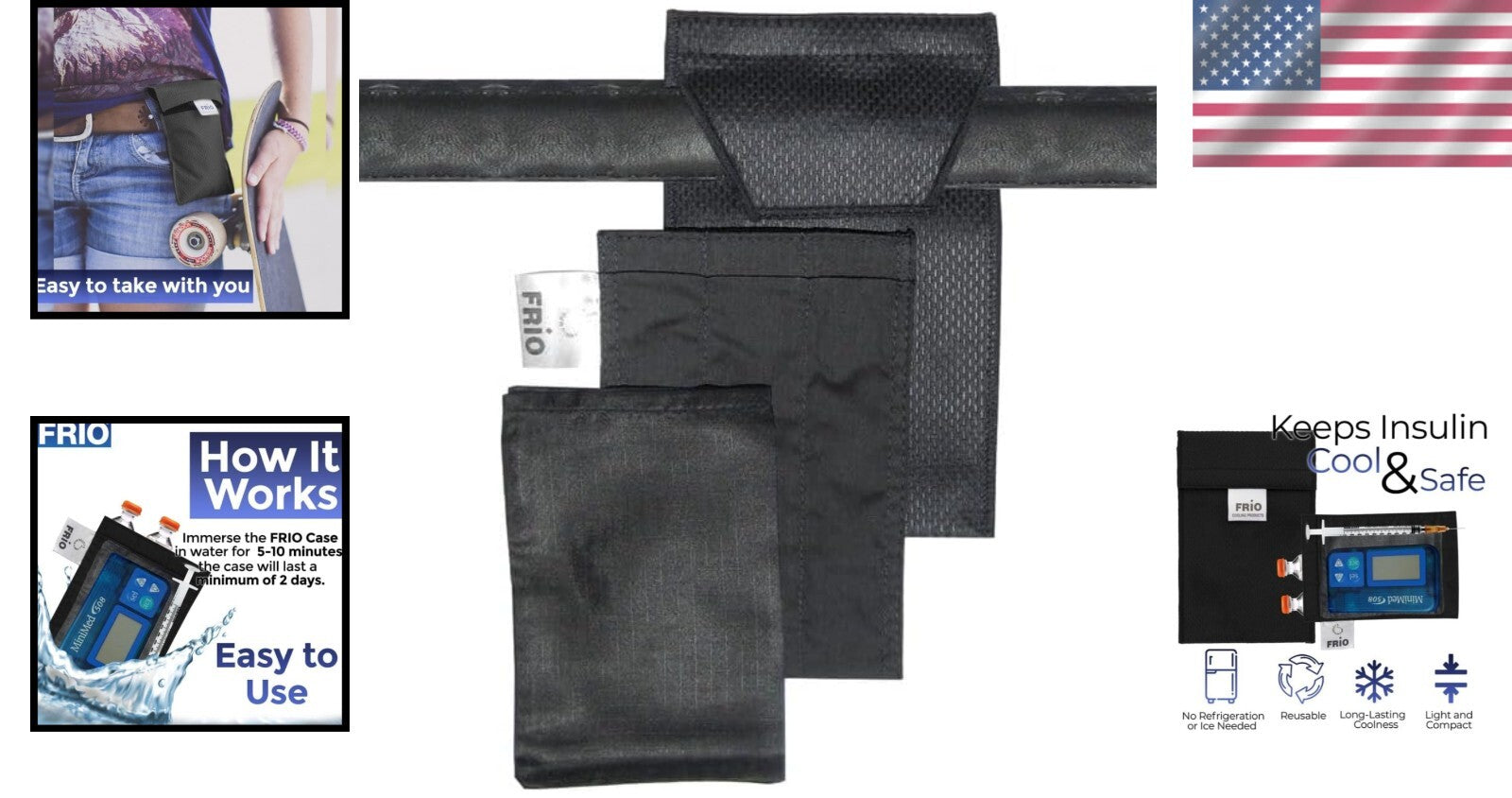 Emergency-Ready Insulin Cooler Bag - Lightweight, 45+ Hours of Effective Cooling