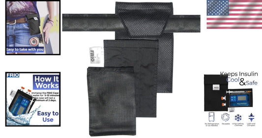 Emergency-Ready Insulin Cooler Bag - Lightweight, 45+ Hours of Effective Cooling