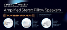 Load image into Gallery viewer, Surround Sound Pillow Speakers - Volume Control for Music and Tinnitus Relief