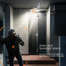 Load image into Gallery viewer, AI Motion Detection Solar Camera - 3MP Color Night Vision, Works with Alexa