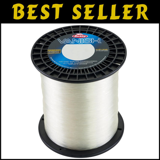 Durable Vanish Fishing Line - 30 lb Fluorocarbon 2000 Yards for Ultimate Stealth
