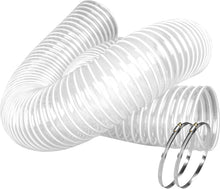 Load image into Gallery viewer, Flexible 6" x 10' Puncture Resistant PVC Dust Hose for Enhanced Dust Control