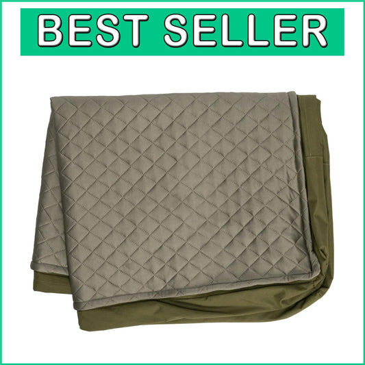 Dark Sage Water-Resistant Pet Bed Cover for Jumbo Dogs and Cats - Washable