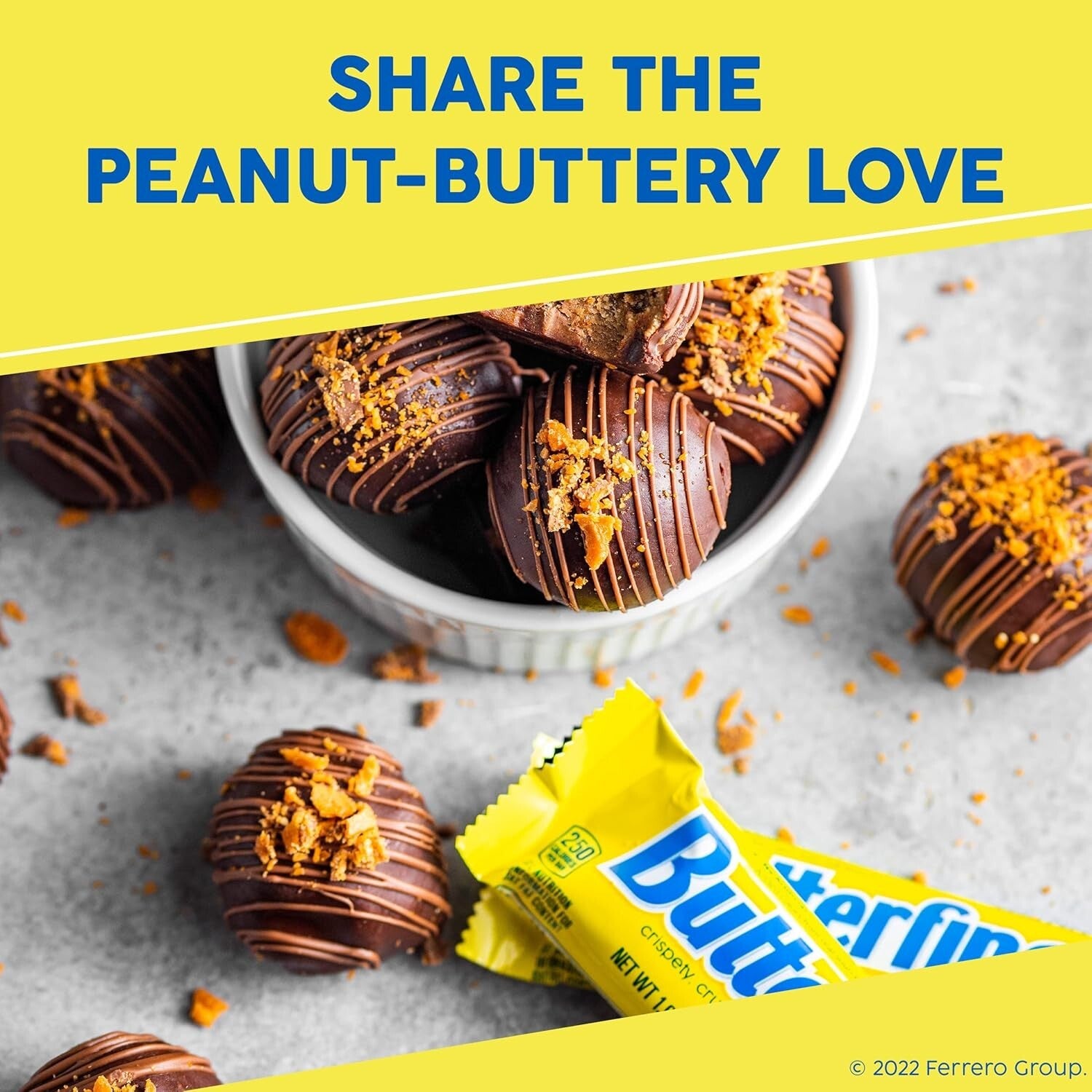 Individually Wrapped Chocolatey Peanut-Buttery Bars - Perfect for Sharing