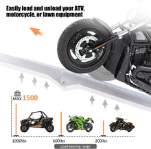Load image into Gallery viewer, Professional-Grade Aluminum Ramps - 7.5 FT, 750 Lbs Each with Rubber Tips