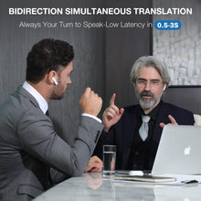 Load image into Gallery viewer, AI-Powered Translator Earbuds - 40 Languages, Offline &amp; Real-Time Functionality
