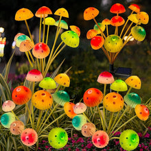 Load image into Gallery viewer, 48 LED Multicolor Solar Mushroom Lights Set - Perfect for Lawn and Patio