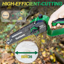 Load image into Gallery viewer, Efficient 8 Inch Cordless Chainsaw - Ideal Tool for Home Garden Maintenance